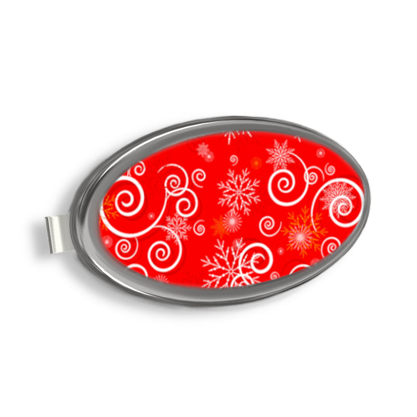 Red Swirl Large paper Plates