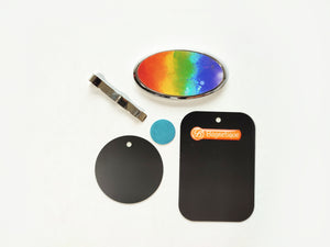 Rainbow Fusion | Magnetic Phone & Key holder | For your bag, your car, your kitchen and more