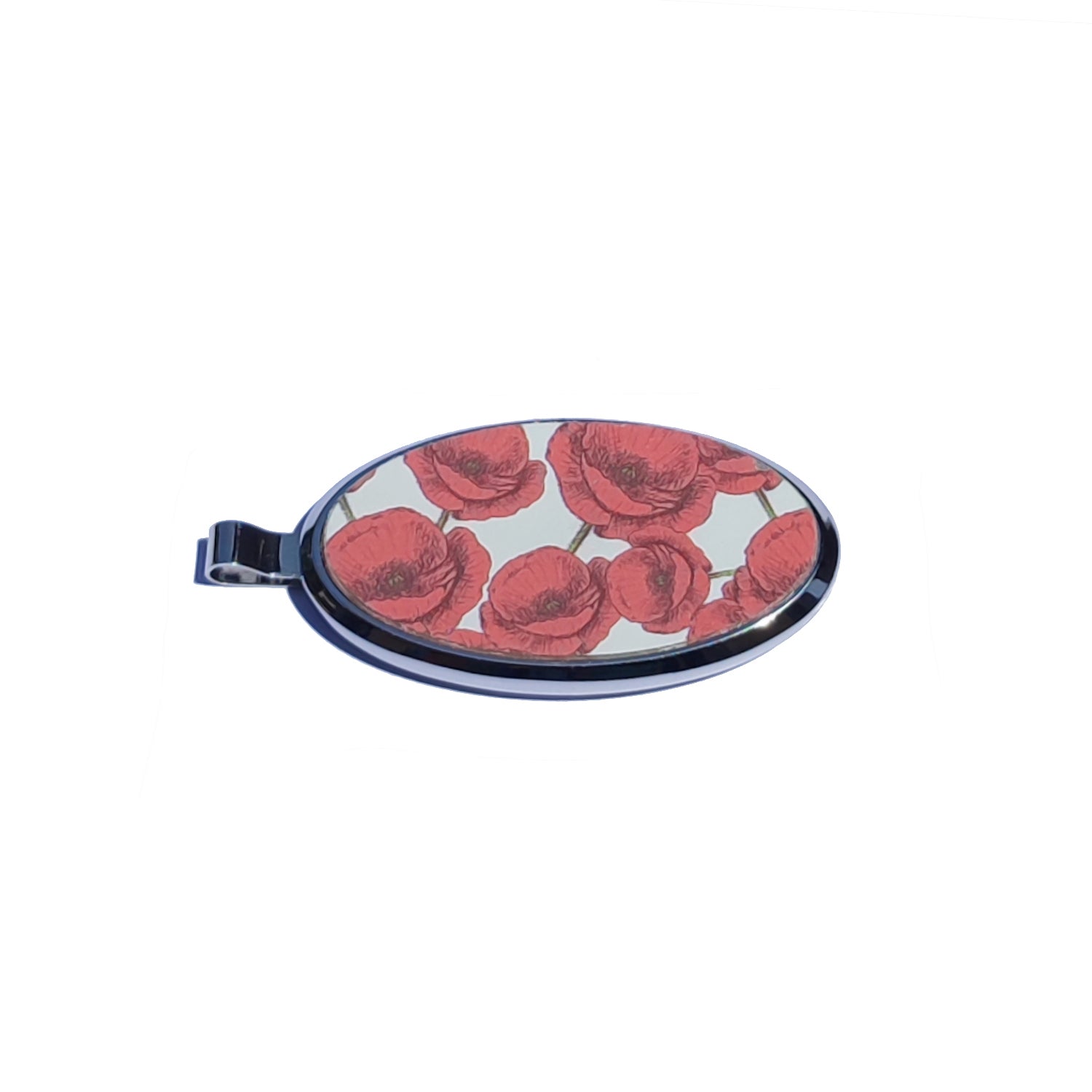 Red Poppies | Magnetic Phone & Key holder | For your bag, your car, your kitchen and more