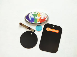 Rainbow Splash | Magnetic Phone & Key holder | For your bag, your car, your kitchen and more
