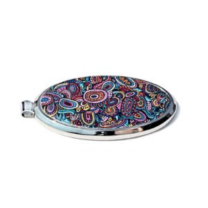 Designer Magnetic Phone Holder | For Handbag, Car, Home, Office | Boho Doodle