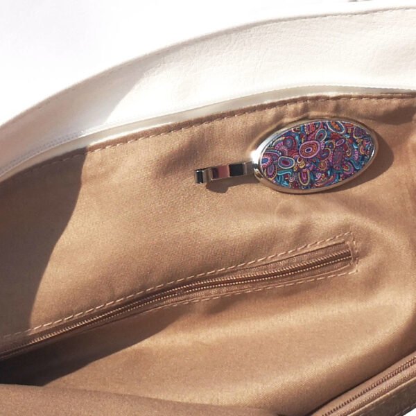 Designer Magnetic Phone Holder | For Handbag, Car, Home, Office | Boho Doodle - immagine 4