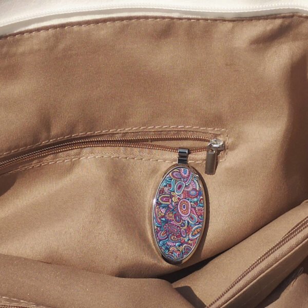 Designer Magnetic Phone Holder | For Handbag, Car, Home, Office | Boho Doodle - immagine 5